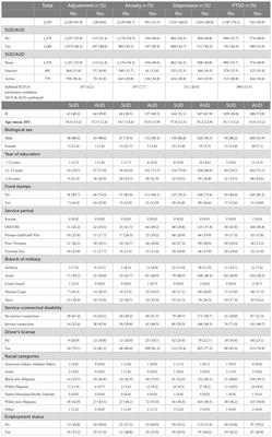 Disparities in program enrollment and employment outcomes for veterans with psychiatric and co-occurring substance use disorders referred or enrolled for VHA vocational rehabilitation